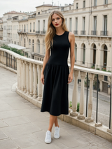 Mango | Elegantes Sommerkleid – Schwarz