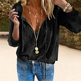 Manuela | Zeitlose Bluse mit Spitzendetail – Schwarz