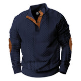 Christoph | Klassischer Rippstrickpullover – Dunkelblau