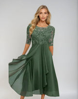Vireya - Luxuriöses Abendkleid – Grün