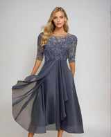 Vireya - Luxuriöses Abendkleid – Lila