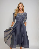 Margherita | Elegantes Spitzenkleid – Lila