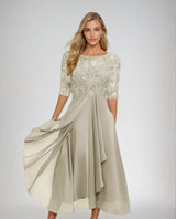 Margherita | Elegantes Spitzenkleid – Weiß