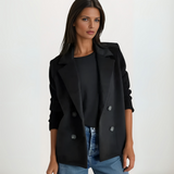 Christine | Strickblazer – Schwarz