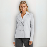 Christine | Strickblazer – Grau