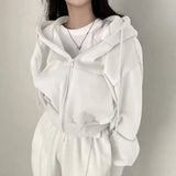 Mariam | Winter Chic Kapuzenpullover – Weiß