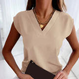 Marie | Soft Breeze Trendy Casual Top – Khaki
