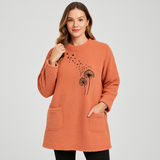 Marlen | Löwenzahn-Thermo-Sweatshirt – Orange
