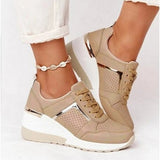 Sara – damen-sneaker – Beige