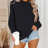 Matilda | Klassisches Winter Sweatshirt – Schwarz