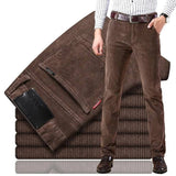 Stilvolle Ribcord Herrenhose - Kenny – Braun