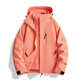 Manuela | Winddichte und funktionelle Unisex Skijacke – Orange