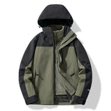 Manuela | Winddichte und funktionelle Unisex Skijacke – Schwarz / Grün