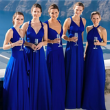 Maxi Wickelkleid - Phoebe – Blau