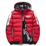 BASE Urban Winterjacke mit Kapuze – Rot