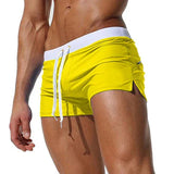 Alvin | Slim Schwimmshorts – Gelb