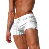Alvin | Slim Schwimmshorts – Weiß
