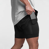 Fitness Shorts für Herren - bequem und flexibel – Schwarz