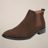 Samuel | Schlupf Knöchelhoher Schaft Chelsea-Stiefel – Braun
