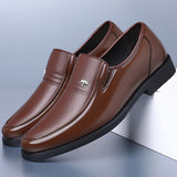 Evander | Metallverzierung Schlupf Loafer – Braun