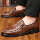 George | Klassischer Schnitt Schlupf Penny-Loafer – Braun