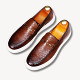 Reginald | Schnürung Atmungsaktiv Komfortschuhe – Braun