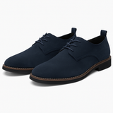Caspian | Runde Zehenbox Schnürung Halbschuhe – Blau