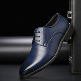 Julian | Leicht Klassischer Schnitt Halbschuhe – Blau