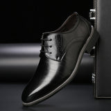 Julian | Leicht Klassischer Schnitt Halbschuhe – Schwarz