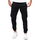 Folke - Lockere Cargo Hose Mit Tasche – Schwarz