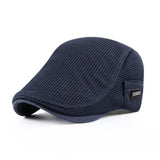 Beeckhoven™ | Leichte Mütze für Herren – Marineblau