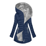 Elise™ – Bequemer Wintermantel für Damen Zeitloses Design – Dunkelblau