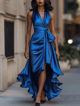 Nocturna - Klassisches Eleganzkleid – Königsblau