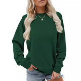 Milla | Winter Chic Sweatshirt – Dunkelgrün