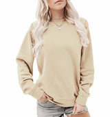 Milla | Winter Chic Sweatshirt – Beige