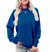 Milla | Winter Chic Sweatshirt – Blau