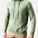 Minimalistischer Luxus-Pullover - Enrico – Grün