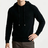 Minimalistischer Luxus-Pullover - Leo – Schwarz