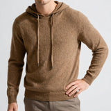 Minimalistischer Luxus-Pullover - Leo – Braun