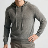 Minimalistischer Luxus-Pullover - Leo – Grau