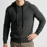 Minimalistischer Luxus-Pullover - Leo – Dunkelgrau