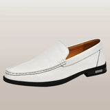 Agustin - Klassischer Loafer – Weiß
