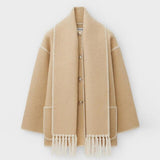 Ysolde - statement jacke – Beige