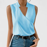 BIBIANA | Leichter Sommer-Top – Himmelblau
