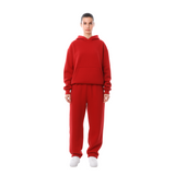 Moderner Unisex Trainingsanzug – Rot