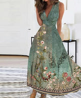 Raya - Stylisches Sommerkleid – Grün