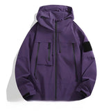 Ralf | Modische Softshell Jacke mit Kapuze – Lila