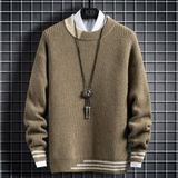 Modischer Strickpullover für Abenteuer – Braun