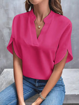 Monika | Schicke leichte Bluse für den Alltag – Rosa