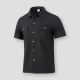 Arne | Sommer-Poloshirt – Schwarz